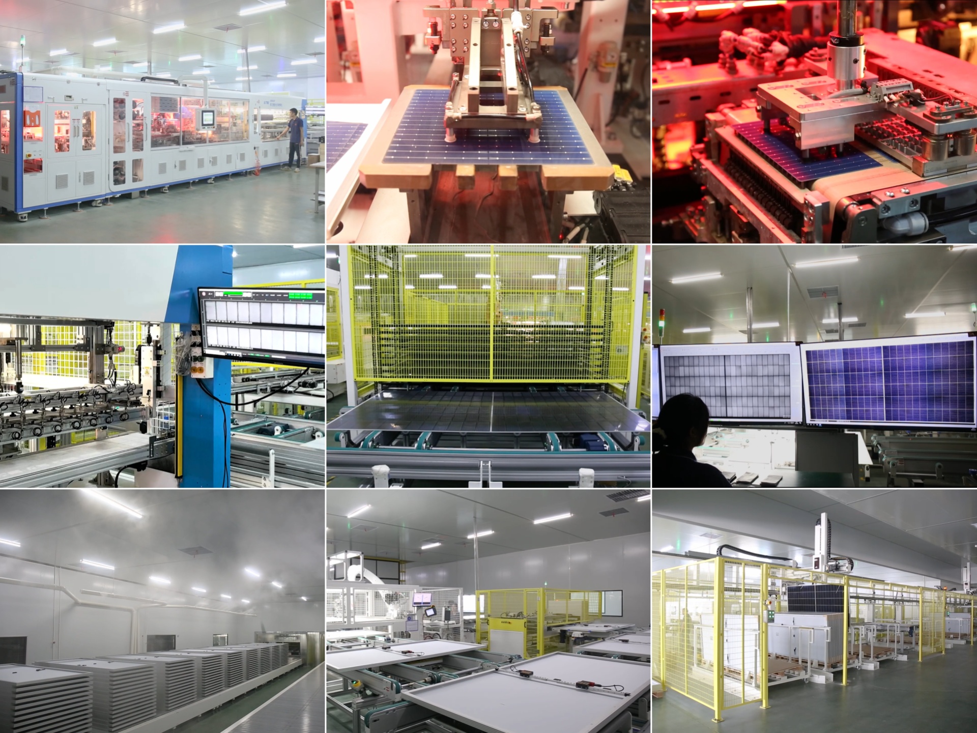 Línea de producción de paneles solares HITEK Energy