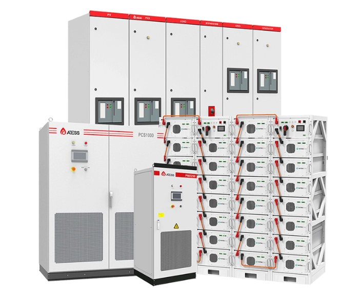 Sistema solar híbrido de 2 MW con batería LFP de 4,085 MWh