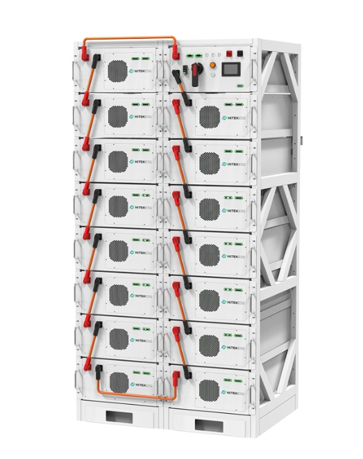 Batería de litio de 51,2 V y 314 Ah de alto voltaje para montaje en rack, 225 kWh o 241 kWh.