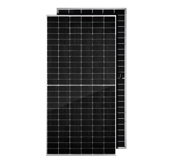 Panel solar monofacial bifacial TOPCON de 580 W, 590 W y 600 W